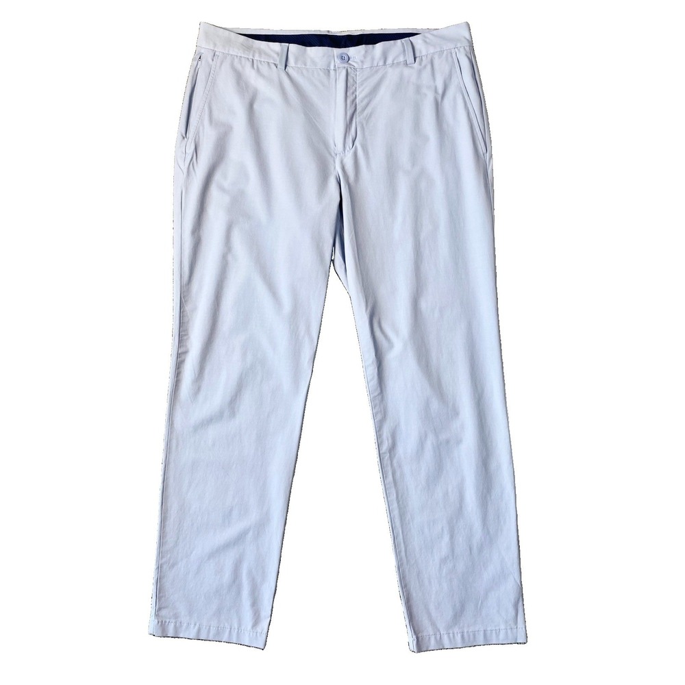 Vineyard Vines Mens Lightweight OTG On the Go Pants 36x30 Light Blue Performance
